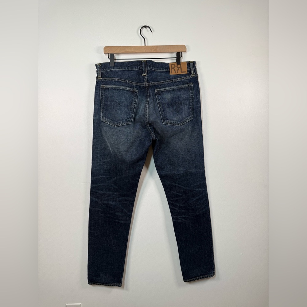 RRL BY RALPH LAUREN Slim Narrow Grandfalls Jean Grandfalls Wash 34 - Picture 9 of 12